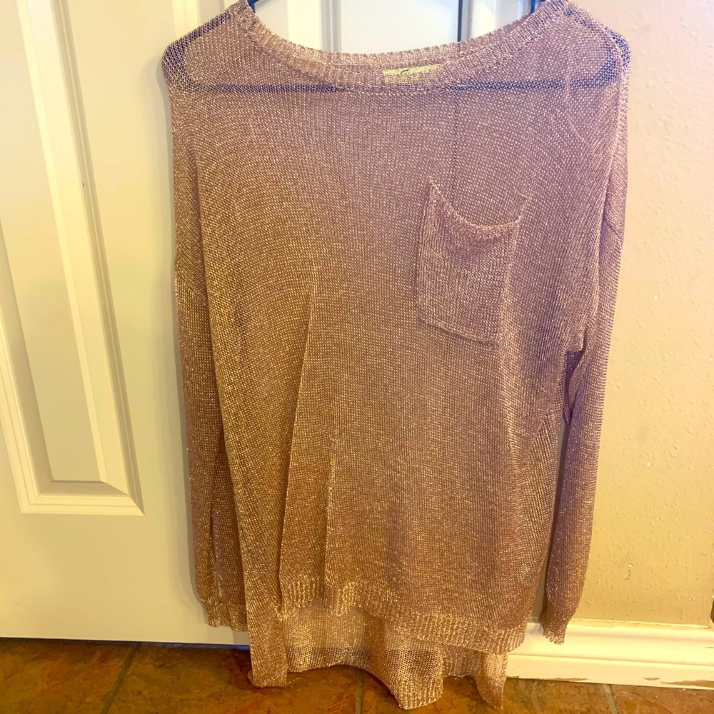 Gold special occasion sweater
